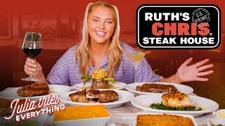 Trying 29 Of The Most Popular Dishes From Ruth's Chris Steak House | Delish