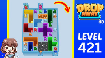 Drop Away Level 421 Solution Walkthrough