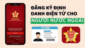 Hướng dẫn đăng ký ĐỊNH DANH ĐIỆN TỬ (VNEID) cho NGƯỜI NƯỚC NGOÀI