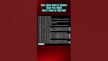 Your #Linux Boot Is Slower Than You Think -- Here’s How to Find Out! #linuxcommands
