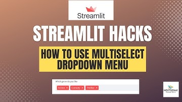 How to Implement Multiselect List in Streamlit | Select Multiple Options | Streamlit Hacks