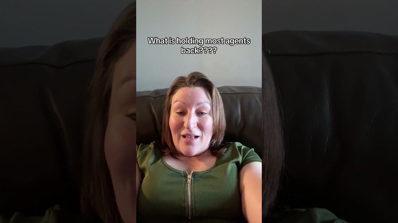 Here’s what is holding most agents back! 