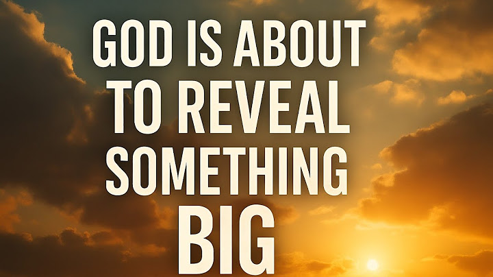 ✨ “God Is About to Reveal Something Big — Are You Ready?”@JesusTruth-w5b