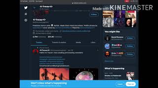 Following Trevor Henderson on Twitter