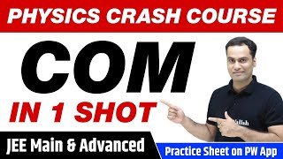 CENTER OF MASS in 1 Shot - All Concepts, Tricks & PYQs | Class 11 | JEE Main & Advanced