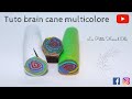 Tuto brain cane multicolore  la petite fimo delle