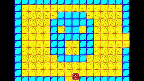 Using a Tiled Map for a ZX Spectrum game (test footage)