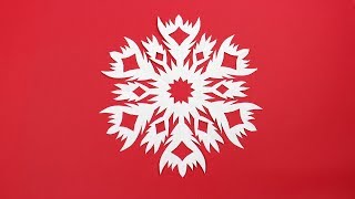 Paper SNOWFLAKE tutorial - Christmas DIY#4