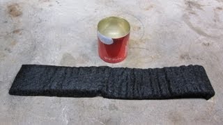 Simple Carbon Felt Burner without Fuel Remote   Boil Test #1