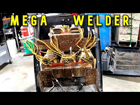 Scrapping A MONSTER Miller Welder - How Much Precious Metals Can We Find?  Copper or Aluminum?