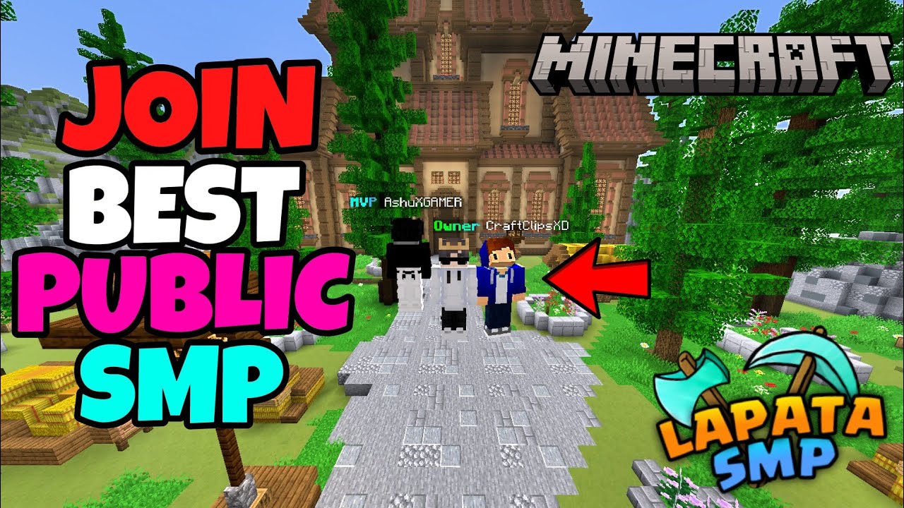 🦋 Join Best Survival Public Smp Server For Minecraft 🏮 | Java + PE | 24/7 Online | Free To Join ⛲