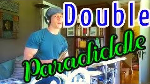 How to teach beginner drum lessons. -The Double Paradiddle-