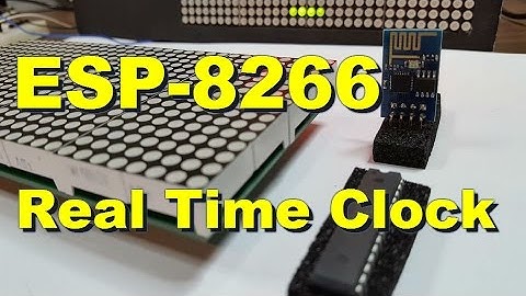 HariFun #118 - ESP-8266 Real Time Clock