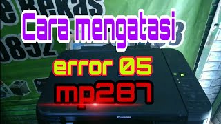 mengatasi error 13 / E13 pada printer canon mp287