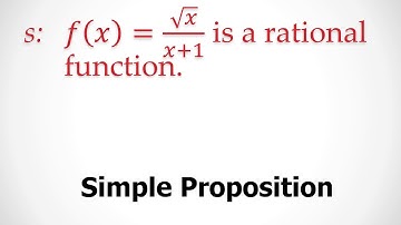 Simple and Compound Propositions