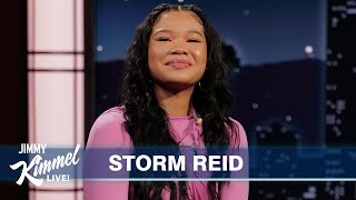 Storm Reid on Boyfriend Shedeur Sanders, Euphoria Season 3, USC’s TERRIBLE Food & New Movie Missing