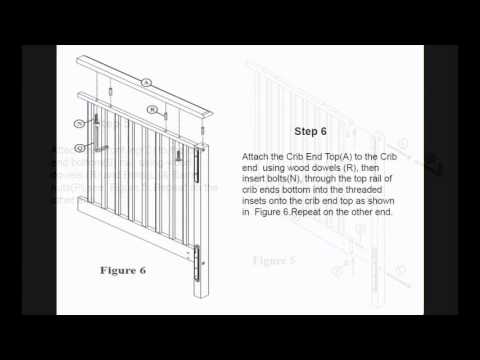 Graco Lauren Crib Assembly Instructions - YouTube