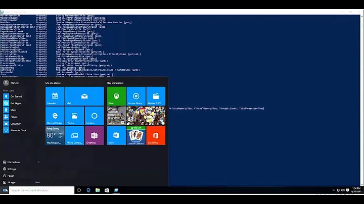 Windows Processes with PowerShell