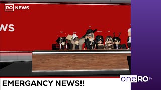 Roblox /  EMERGANCY NEWS! - RO NEWS