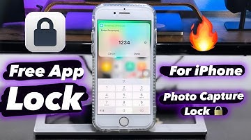 Free App Lock 🔒 for iPhone - Automatic Photo Capture Lock when Passcode Wrong ❌