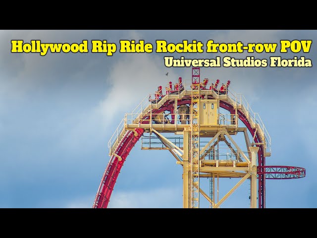 Hollywood Rip Ride Rockit Front-Row POV at Universal Studios