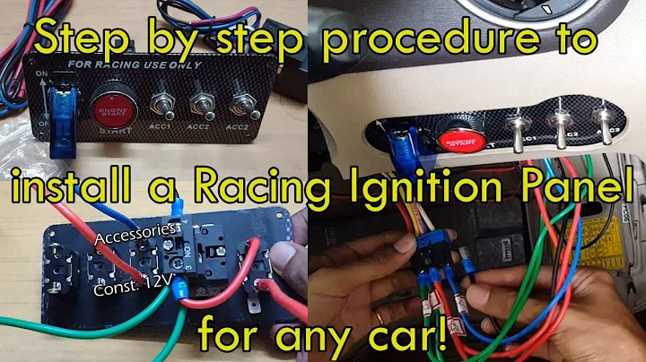 Any Car Racing Ignition Switch Installation - Full Tutorial | The Automotive Student
