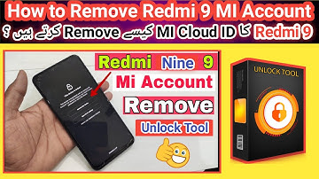 How to Remove Redmi 9 MI Account by unlock tool android 10 Mediatek Helio | Redmi 9 MI account Reset