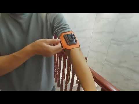 Держатель телефона на руку. Нарукавник для телефона - YouTube