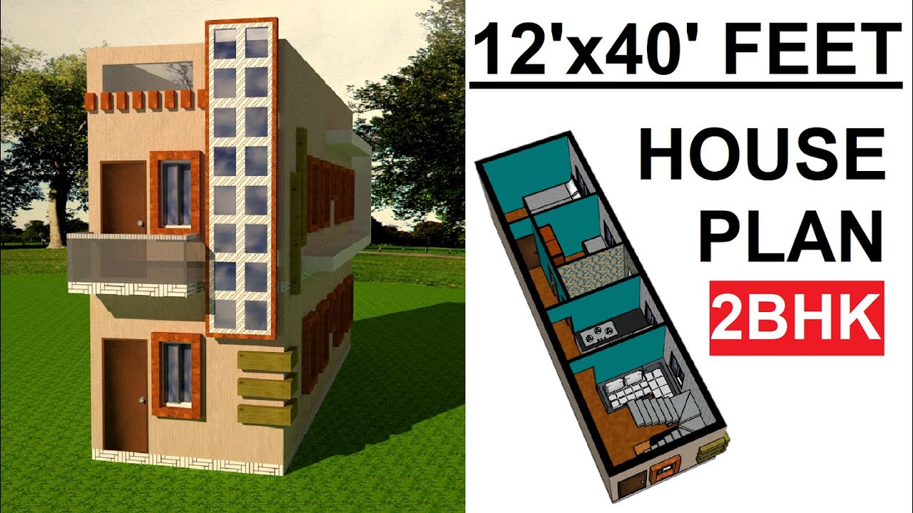 12x50 House Plan 12 By 50 Ghar Ka Naksha 600 Sq Ft Home Design Makan Youtube