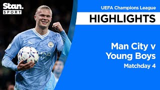 Thumbnail for Manchester City v Young Boys Highlights | 2023-24 | UEFA Champions League