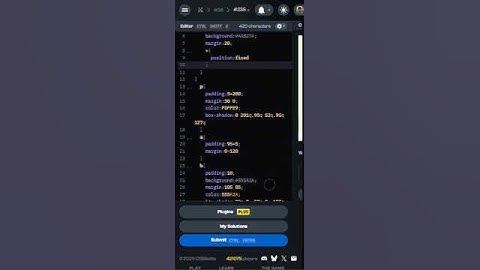 CSS Battle #235 – Website | 295 Chars | css battle solution #cssbattles #css