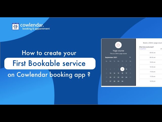 Cowlendar • Best Shopify app for bookings and appointments