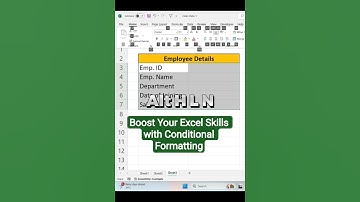 ✅ Boost Your Excel Skills with Conditional Formatting #excelhacks