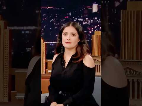 Salma Hayek is jealous over her husband's phone apps  #interview #actors #celebrities #SalmaHayek