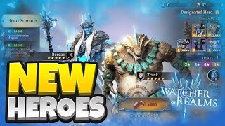 NEW HEROES - Boreas & Trusk! [Watcher of Realms]