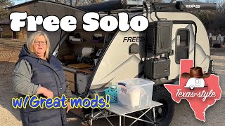 Free Solo w/Mods  Teardrop Tours Texasstyle!