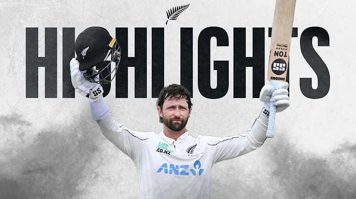 Conway Grabs Double Ton! | Highlights + Interviews | New Zealand v West Indies | 3rd Test Day 2