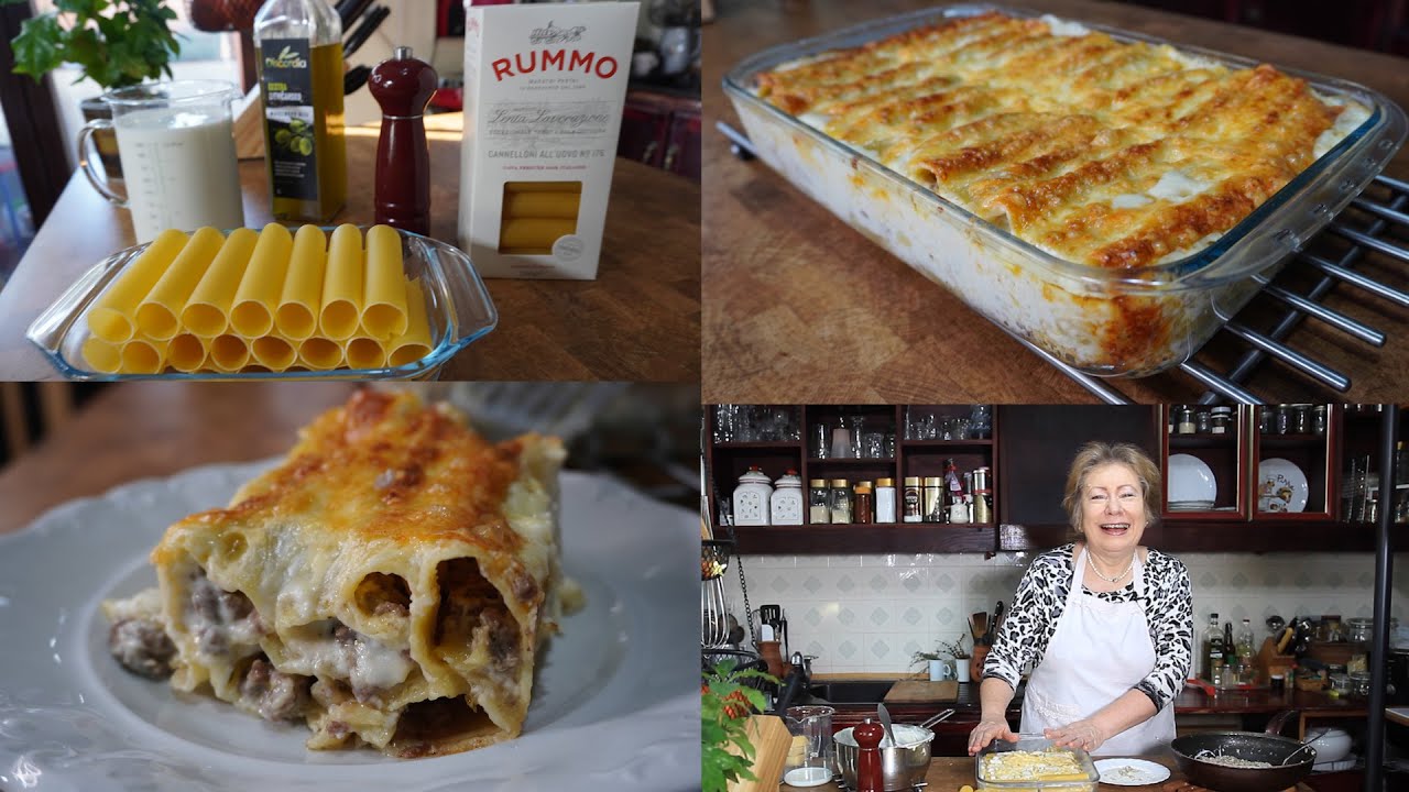 Kaneloni punjeni mesom sa bešamel sosom - Cannelloni