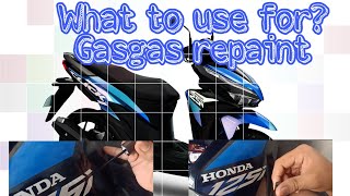 Gasgas repaint | 125i Click repaint | Blue