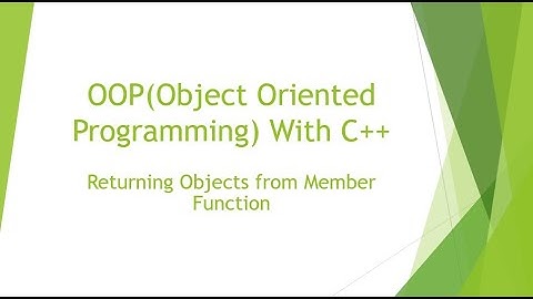 Returning objects from member function in c++ in Hindi/Urdu | OOP with C++