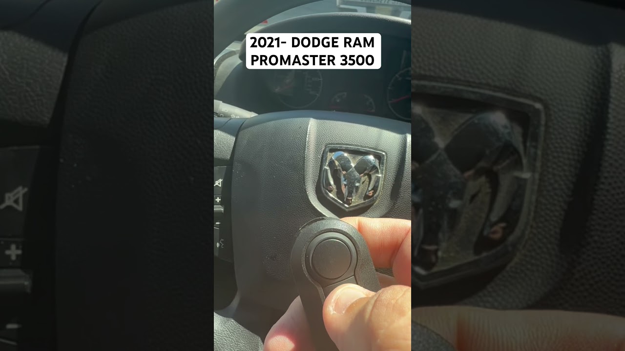 SÉRIES - CUSTOMERS HATE KEYS #17 KEY - 2021 DODGE RAM PROMASTER 3500