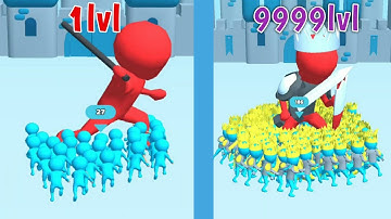 EVOLUTION MAX LEVEL in Crowd Run: Join & Clash