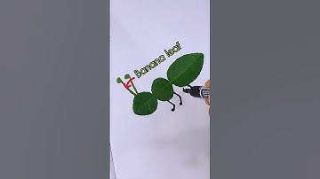 leaf art🍃 ant making #art #shorts #youtubeshorts #viral  #leafart