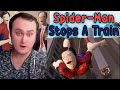 Spider-Man Stops A Train | Reaction | T pose Squid Game Passenger