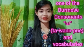 Burmese Consonant 