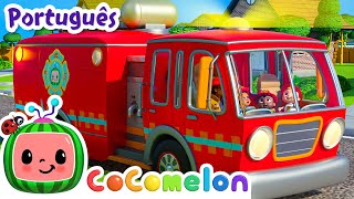 As Rodas do Caminhão de Bombeiros! | Cocomelon em Português | Músicas Infantis e Desenhos Animados