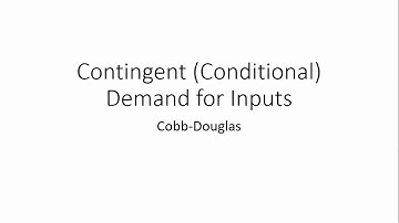 Cobb-Douglas: Conditional input demands, Long-run Total Cost, Shephard