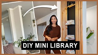 DIY mini library in living room under $200 | Gold and black accents | Shikhasingh1303 by Shikha Singh 1,959 views 1 year ago 19 minutes