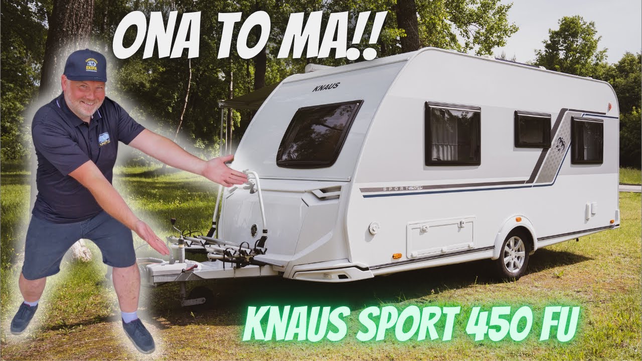 Dlaczego warto kupić używaną przyczepę? KNAUS Sport 450 FU w naszym komisie CAMPLEX