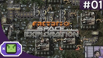 Factorio Space Exploration Mod - PART 1 [FULL STREAM] (No Commentary)